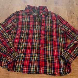 Lauren Ralph Lauren Tartan Plaid Shirt Women